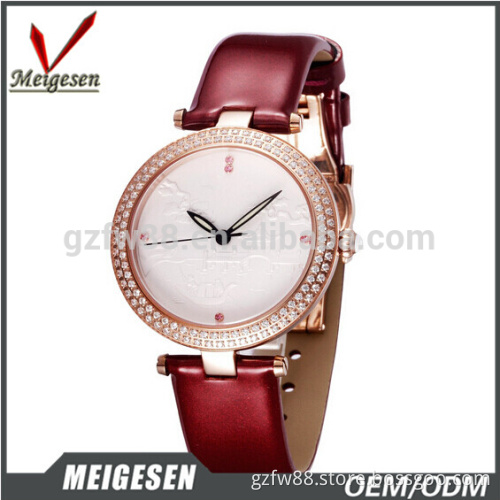 ladies fancy latest watch custom watch logo on buckle women watch